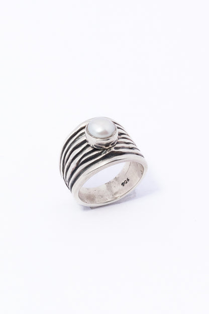 Anillo de Plata con Perla