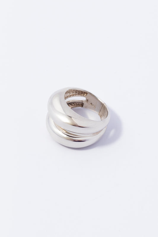 Anillo de Plata Ola