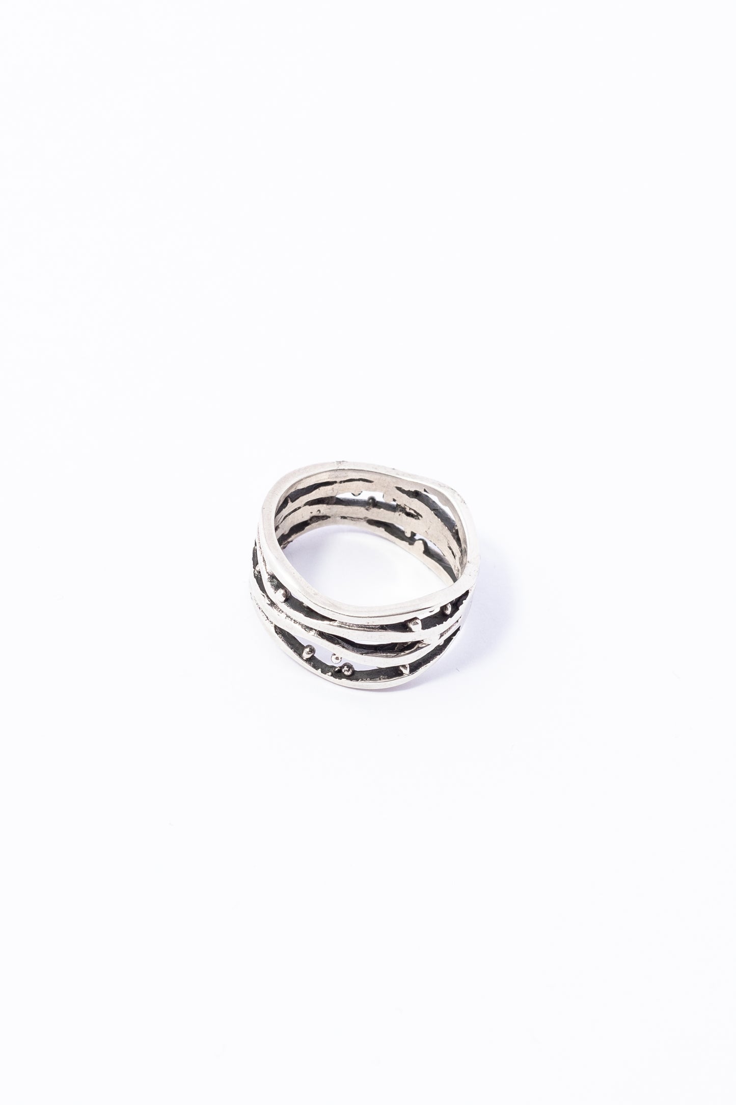 Anillo de Plata Onda