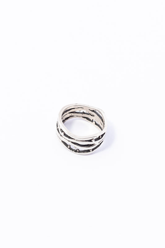 Anillo de Plata Onda