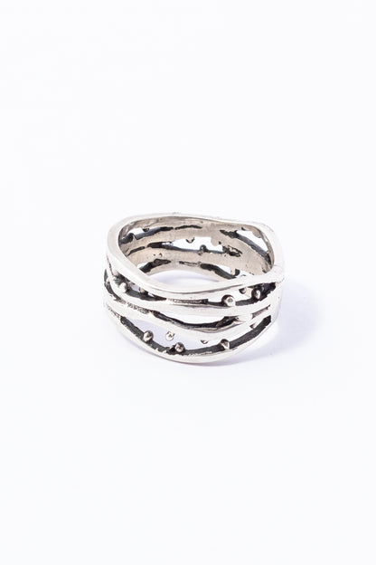 Anillo de Plata Onda