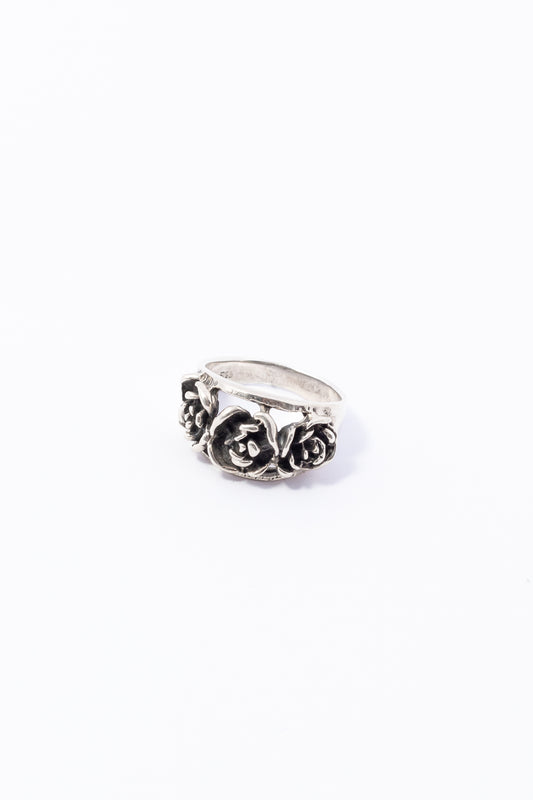 Anillo de Plata con Flores