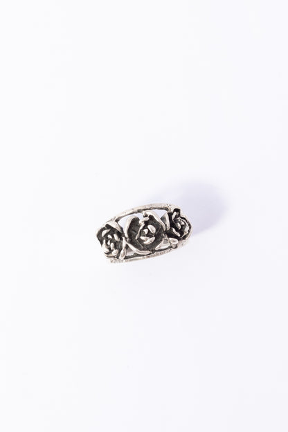 Anillo de Plata con Flores
