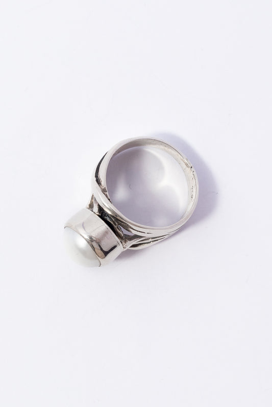 Anillo de Plata con Perla