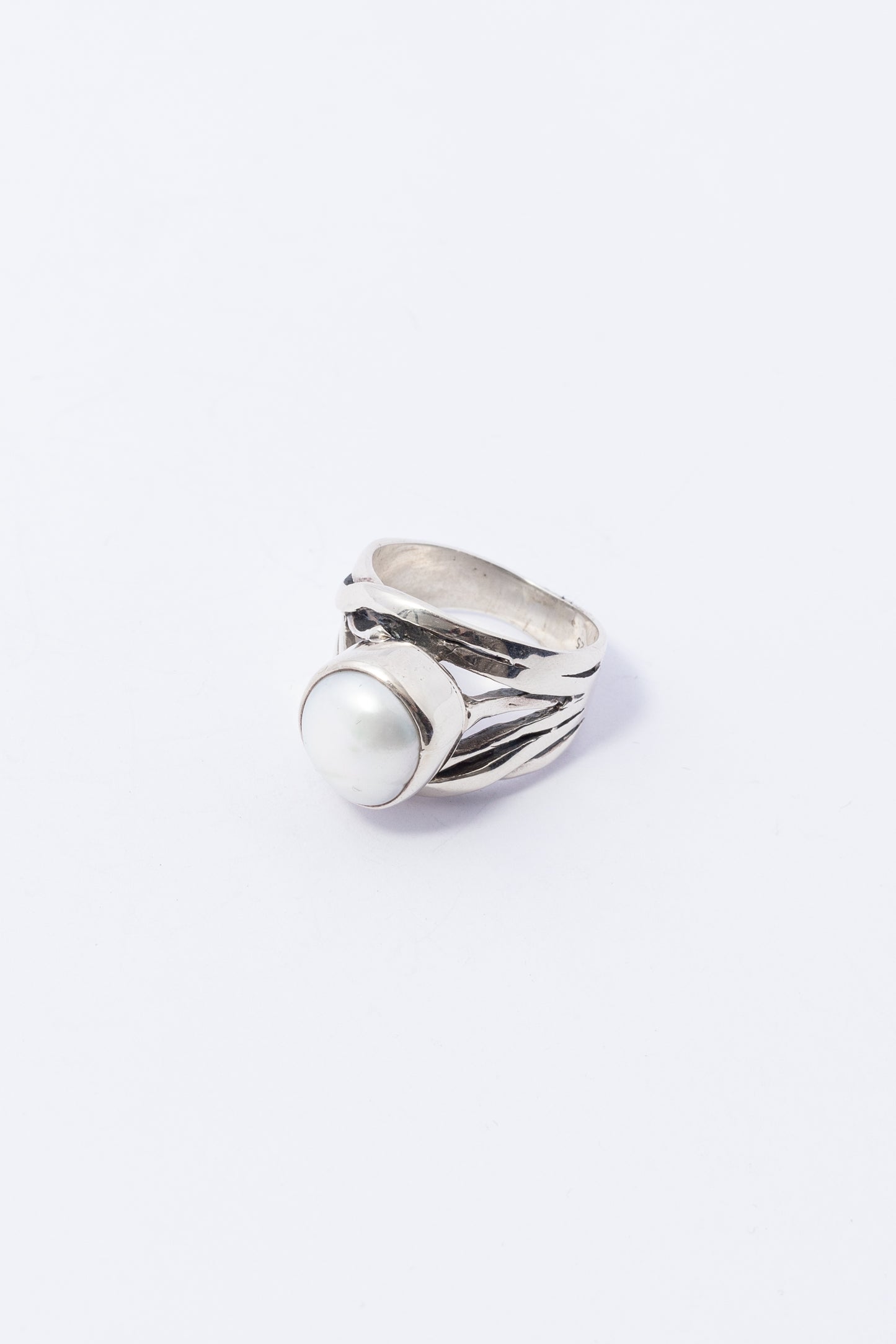 Anillo de Plata con Perla