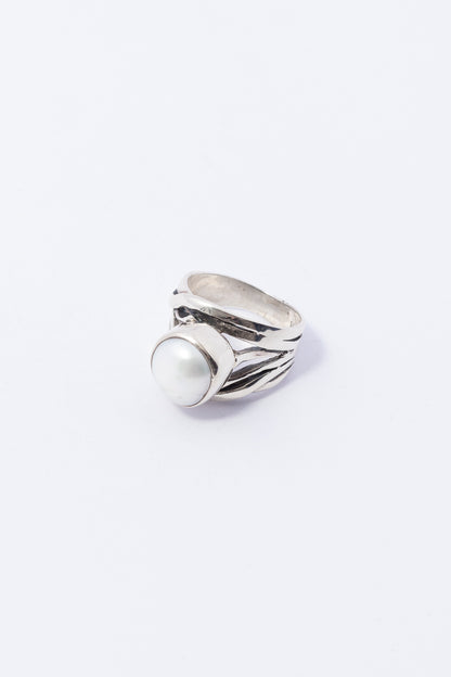 Anillo de Plata con Perla
