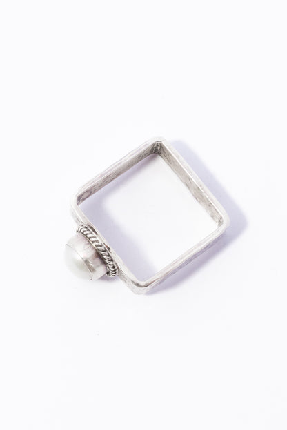 Anillo de Plata con Perla