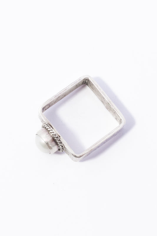 Anillo de Plata con Perla