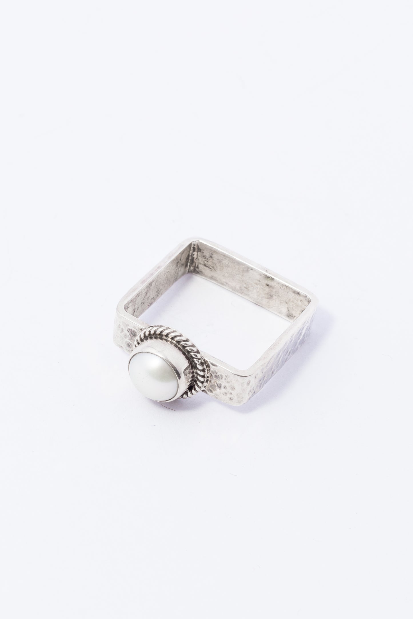 Anillo de Plata con Perla