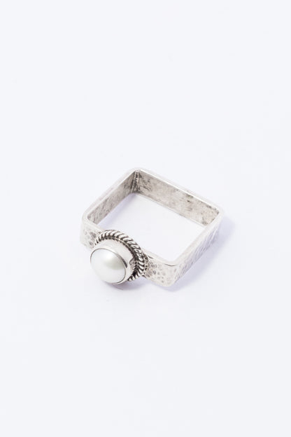 Anillo de Plata con Perla