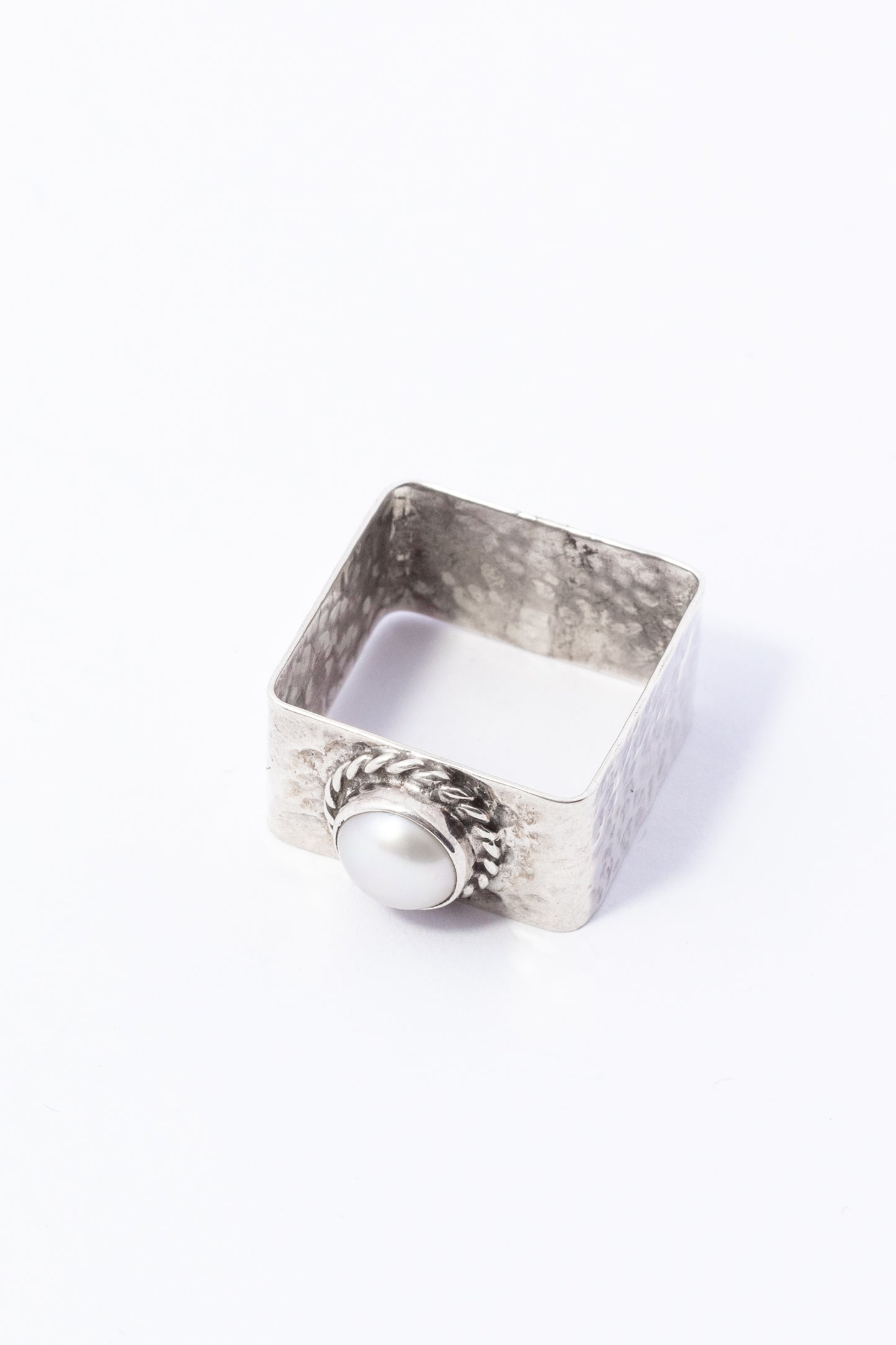 Anillo de Plata con Perla