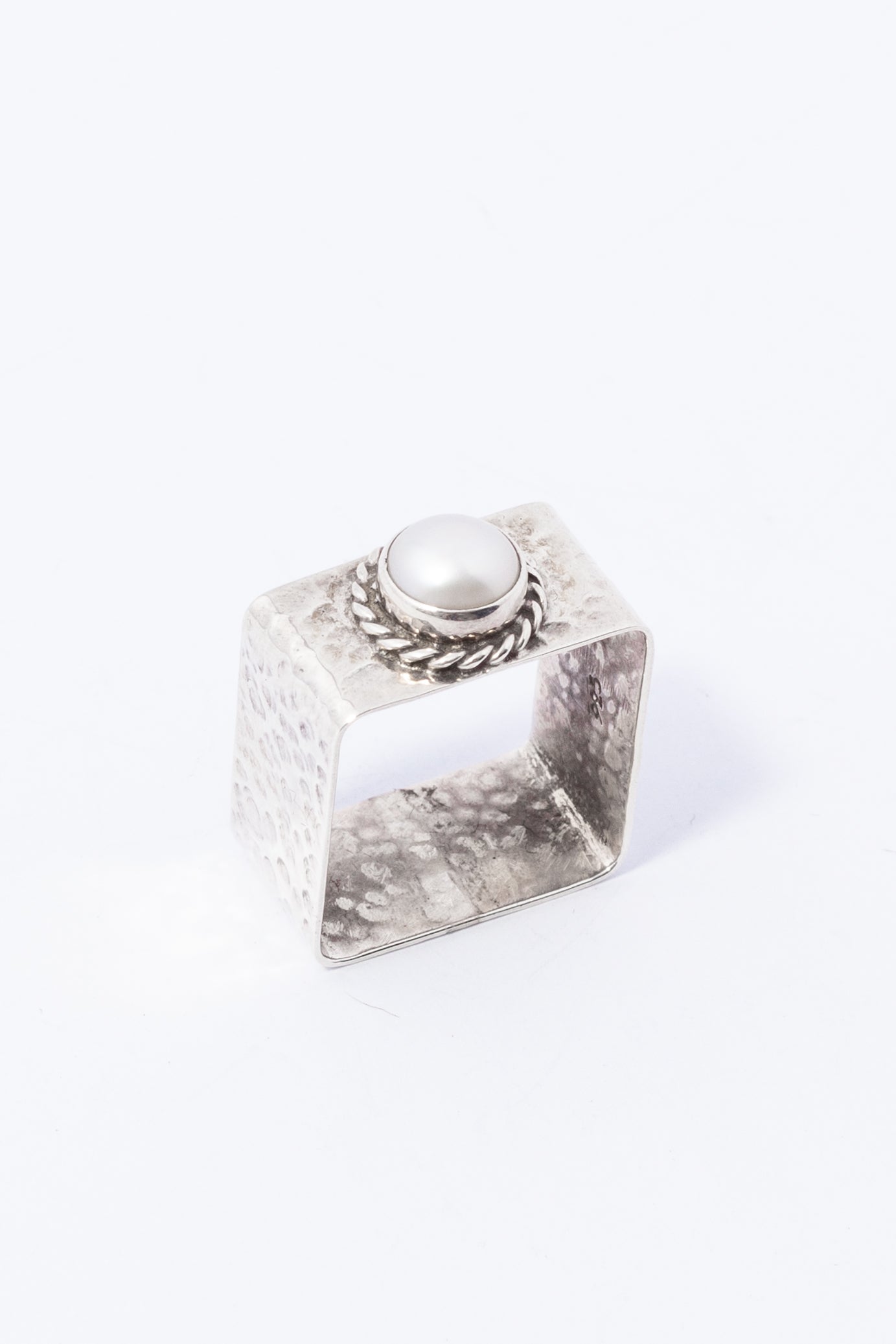 Anillo de Plata con Perla