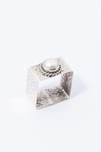 Anillo de Plata con Perla