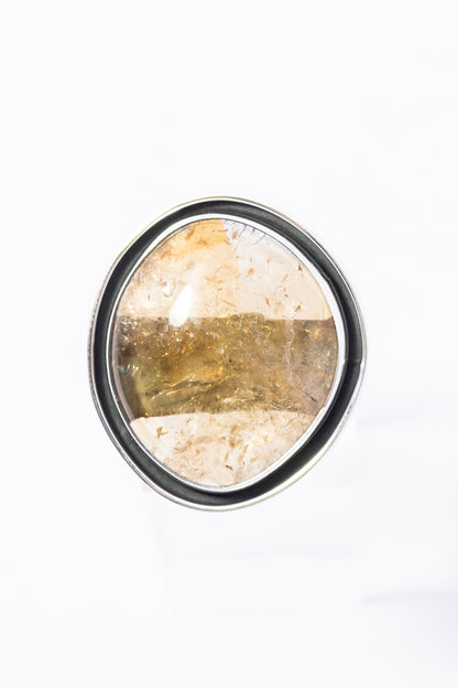 Anillo de Plata con Citrina