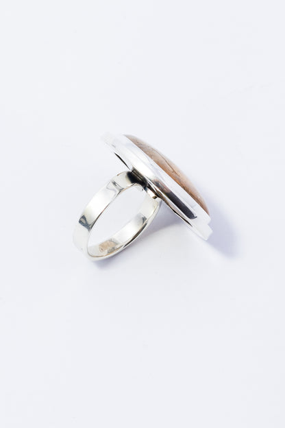Anillo de Plata con Citrina