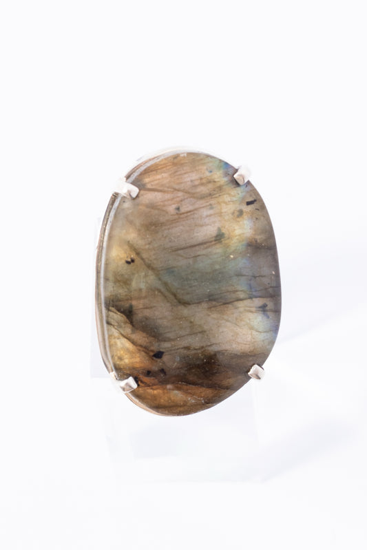 Anillo de Plata con Labradorita