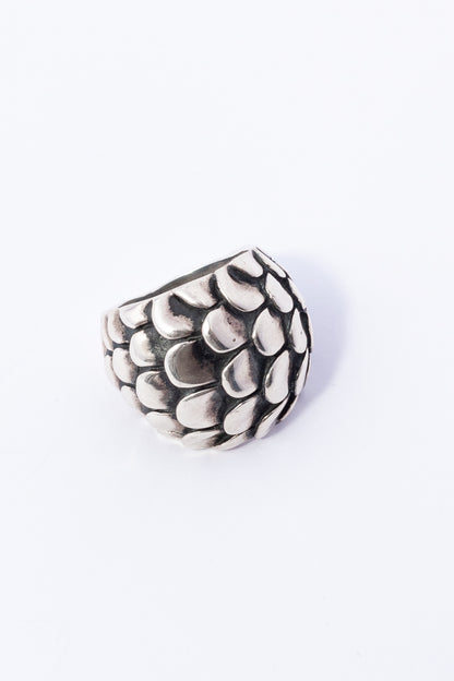Anillo de Plata Escamas