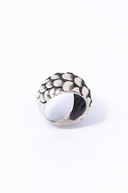 Anillo de Plata Escamas