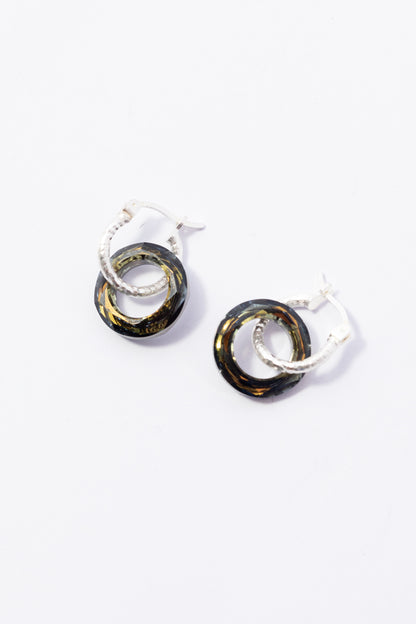 Arete de Plata con Swarovski
