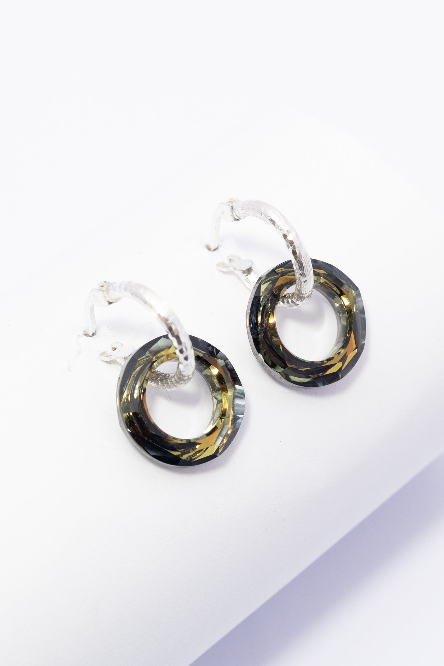 Arete de Plata con Swarovski