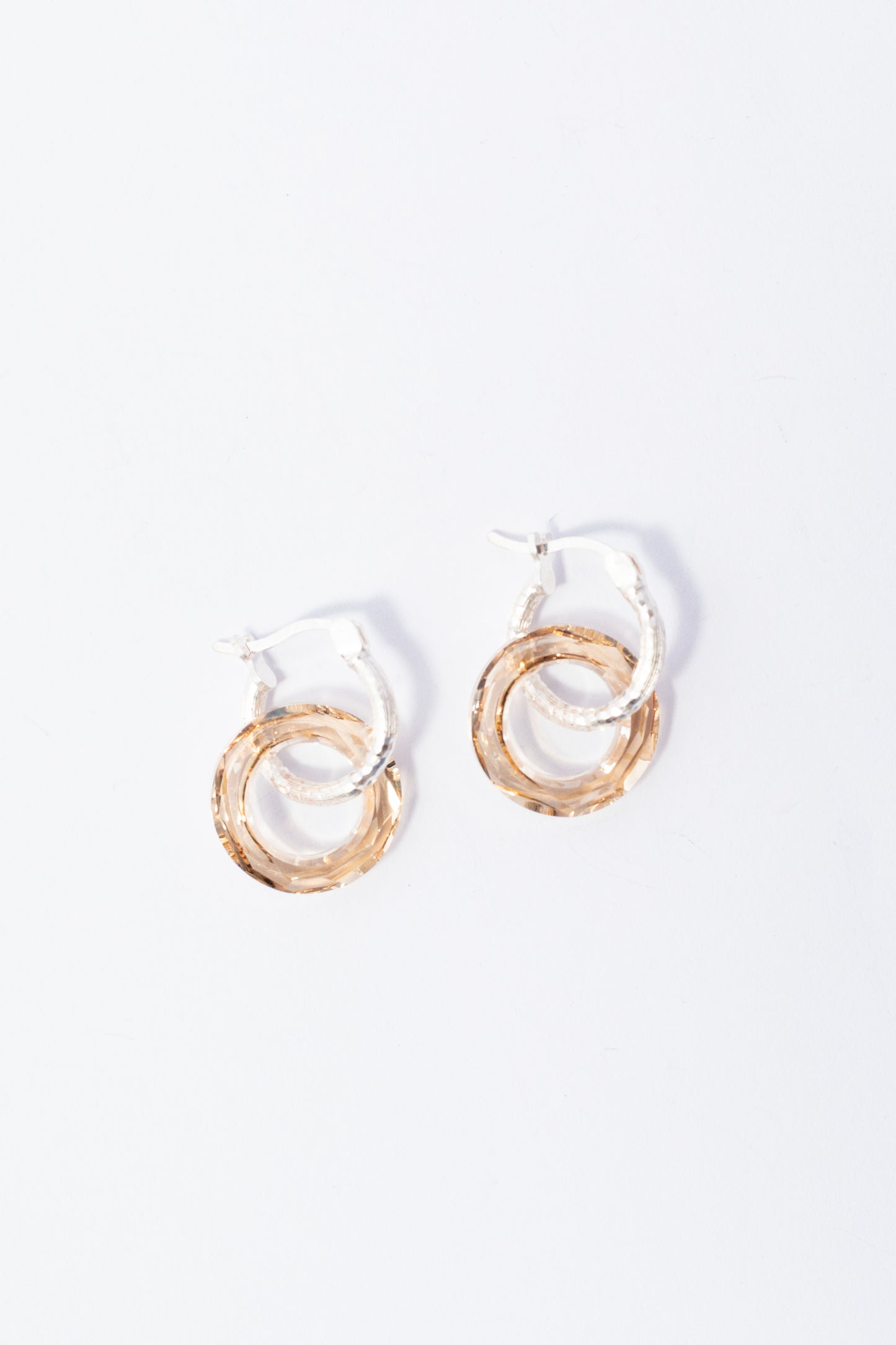 Arete de Plata con Swarovski