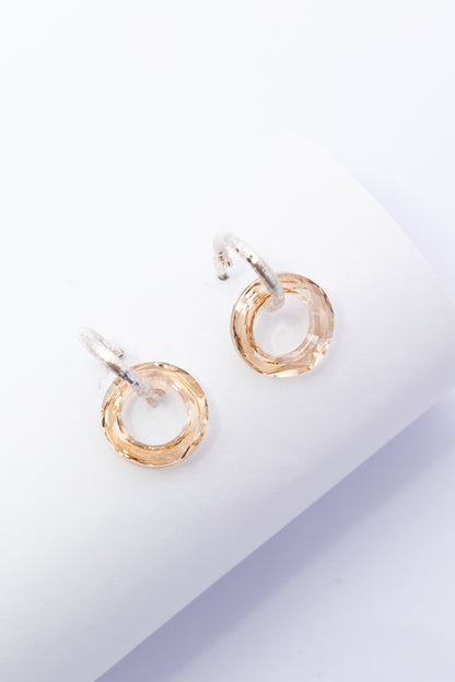 Arete de Plata con Swarovski