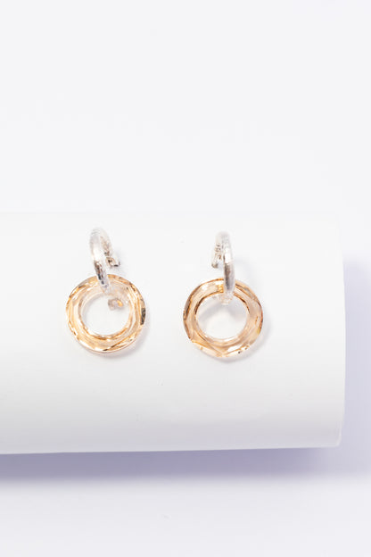 Arete de Plata con Swarovski