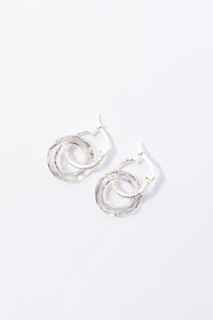Arete de Plata con Swarovski