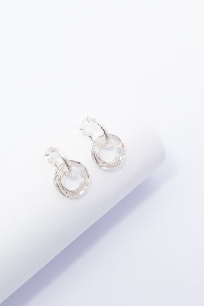 Arete de Plata con Swarovski