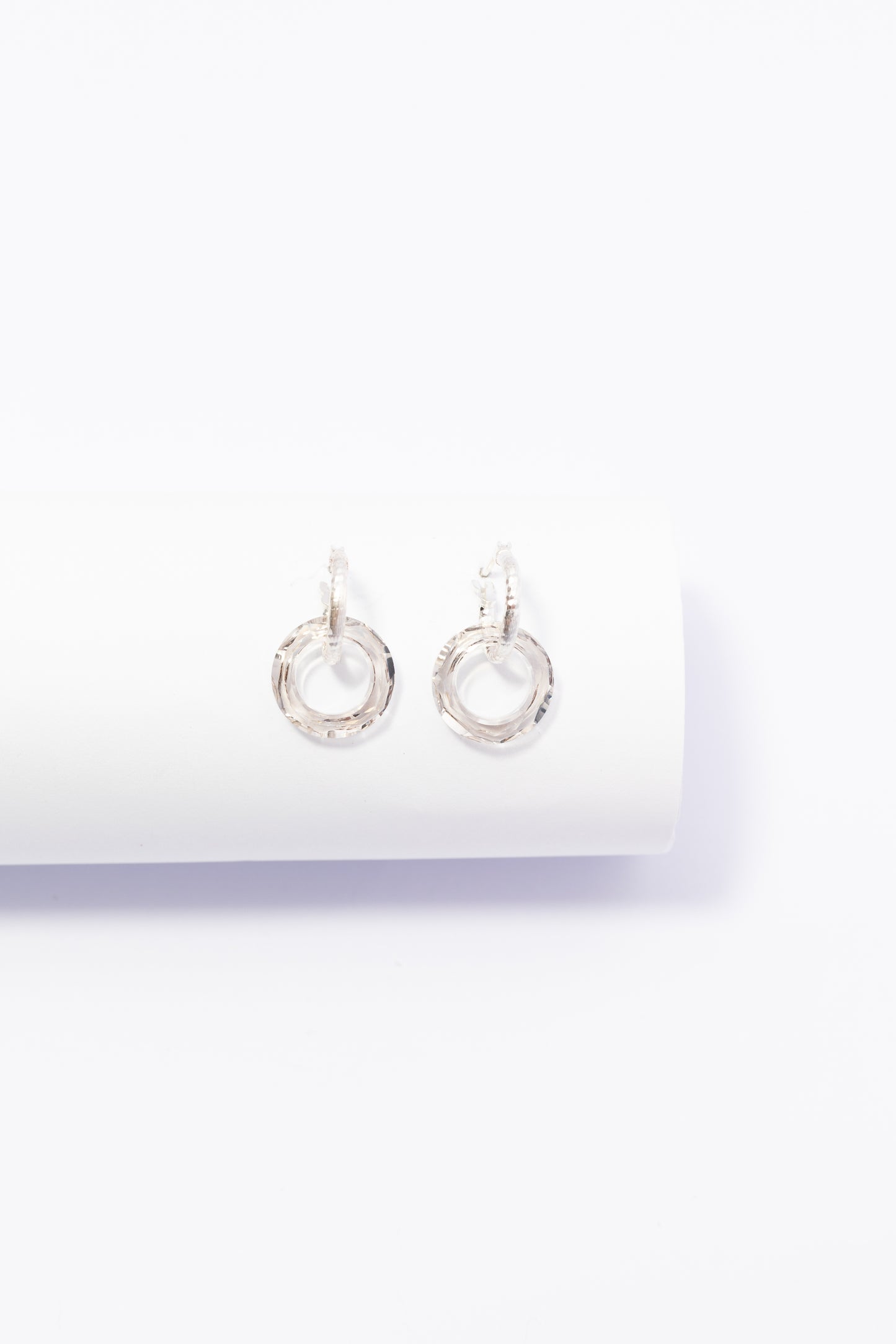 Arete de Plata con Swarovski