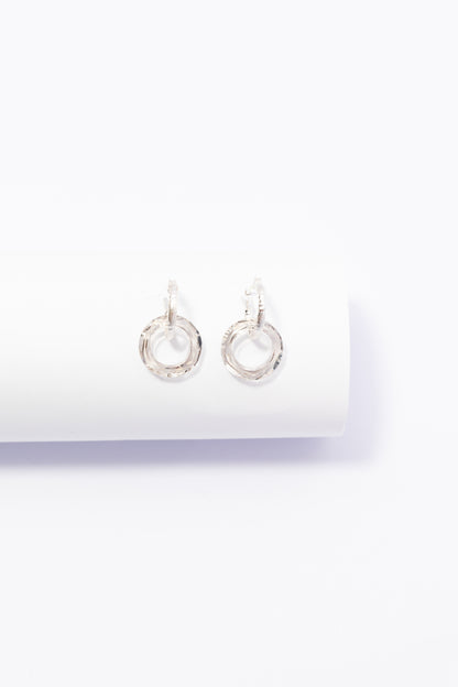Arete de Plata con Swarovski