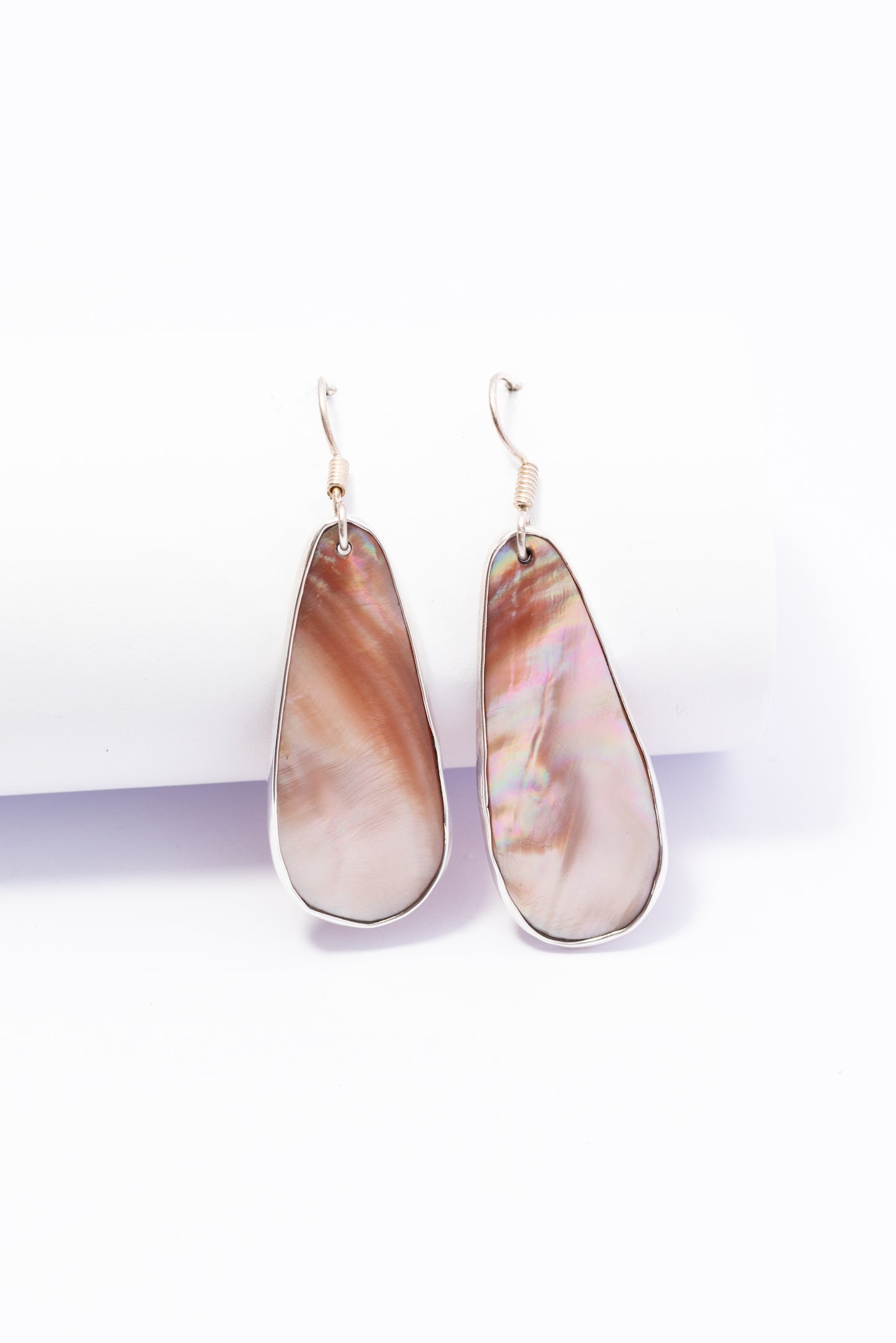 Arete de Plata con Madre Perla