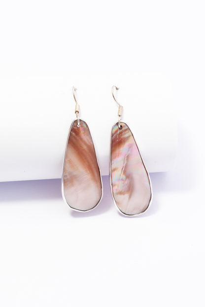 Arete de Plata con Madre Perla