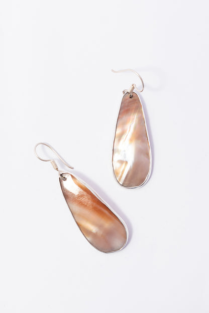 Arete de Plata con Madre Perla