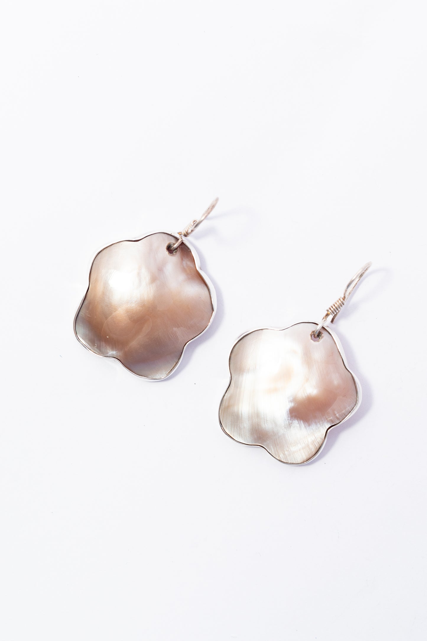 Arete de Plata con Madre Perla