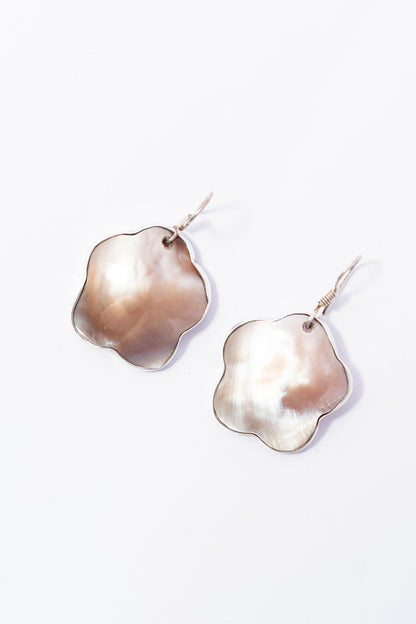 Arete de Plata con Madre Perla
