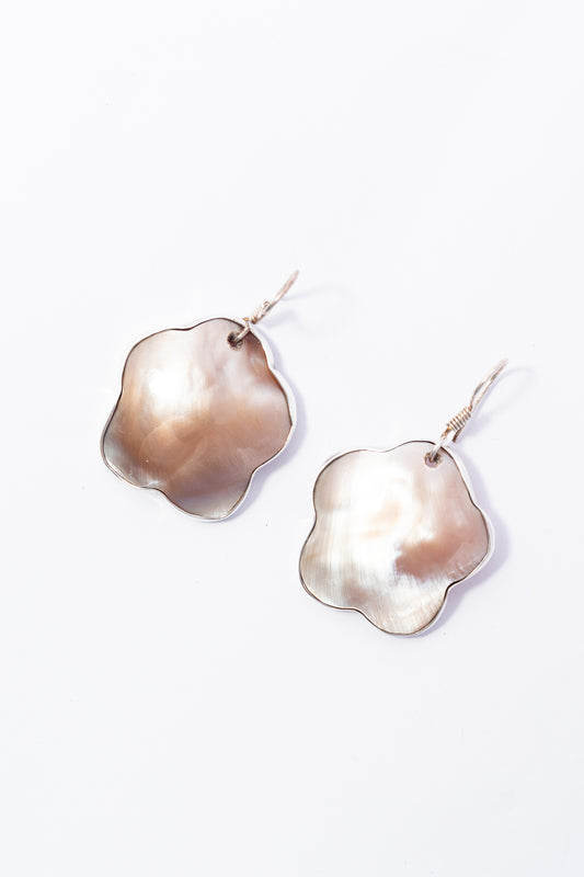 Arete de Plata con Madre Perla