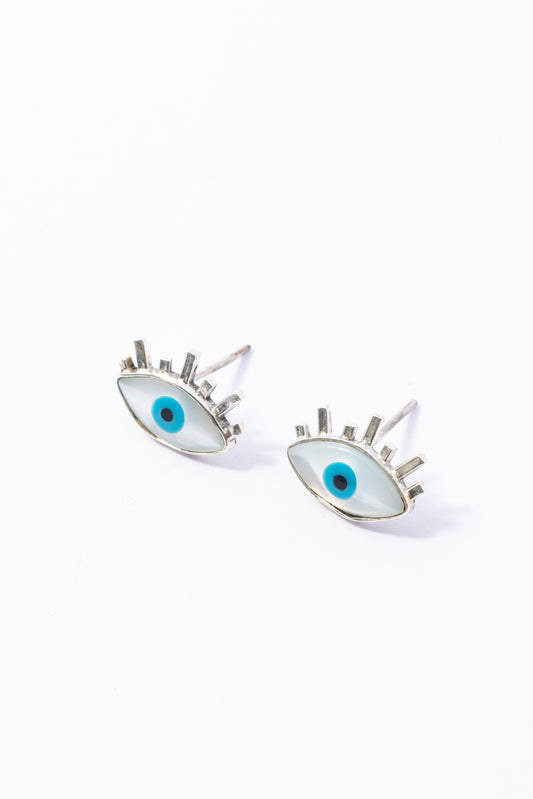 Arete de Plata y Madre Perla