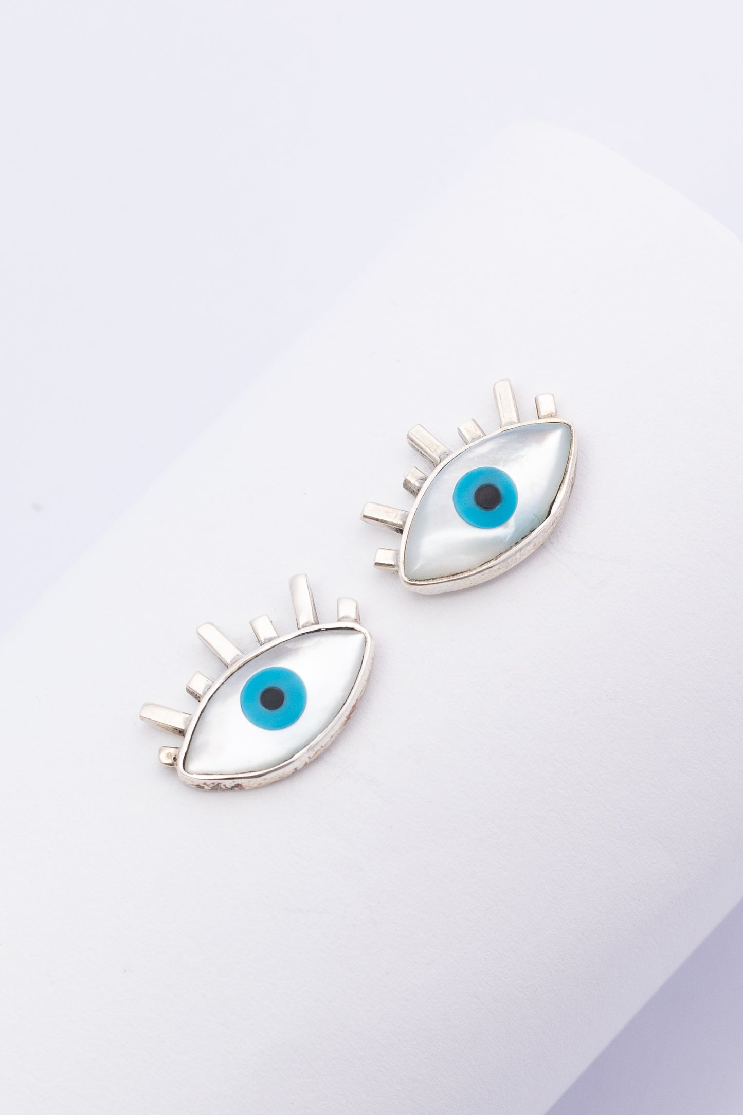Arete de Plata y Madre Perla