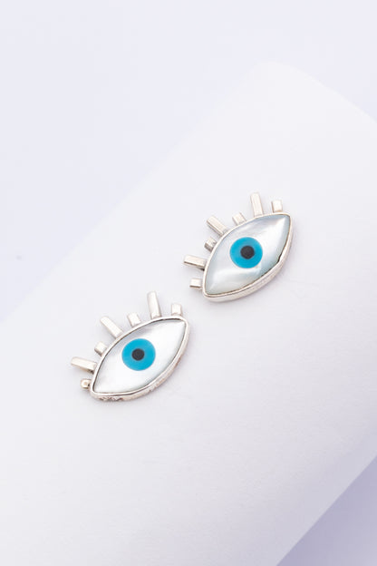 Arete de Plata y Madre Perla