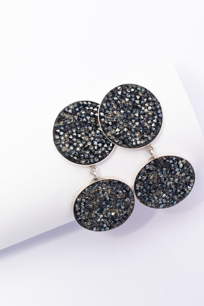 Arete de Plata con Swarovski