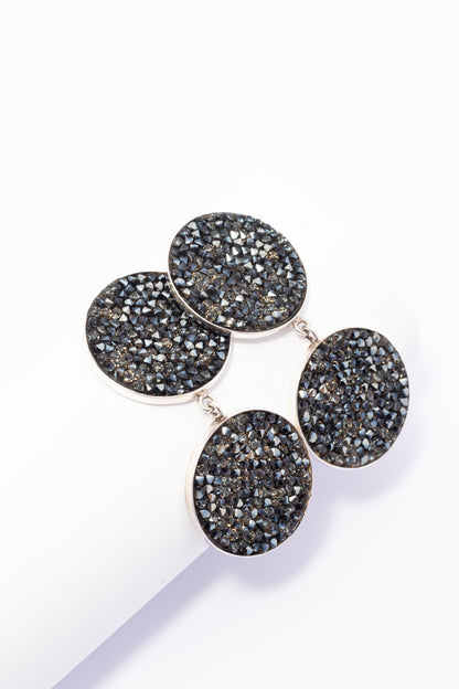 Arete de Plata con Swarovski