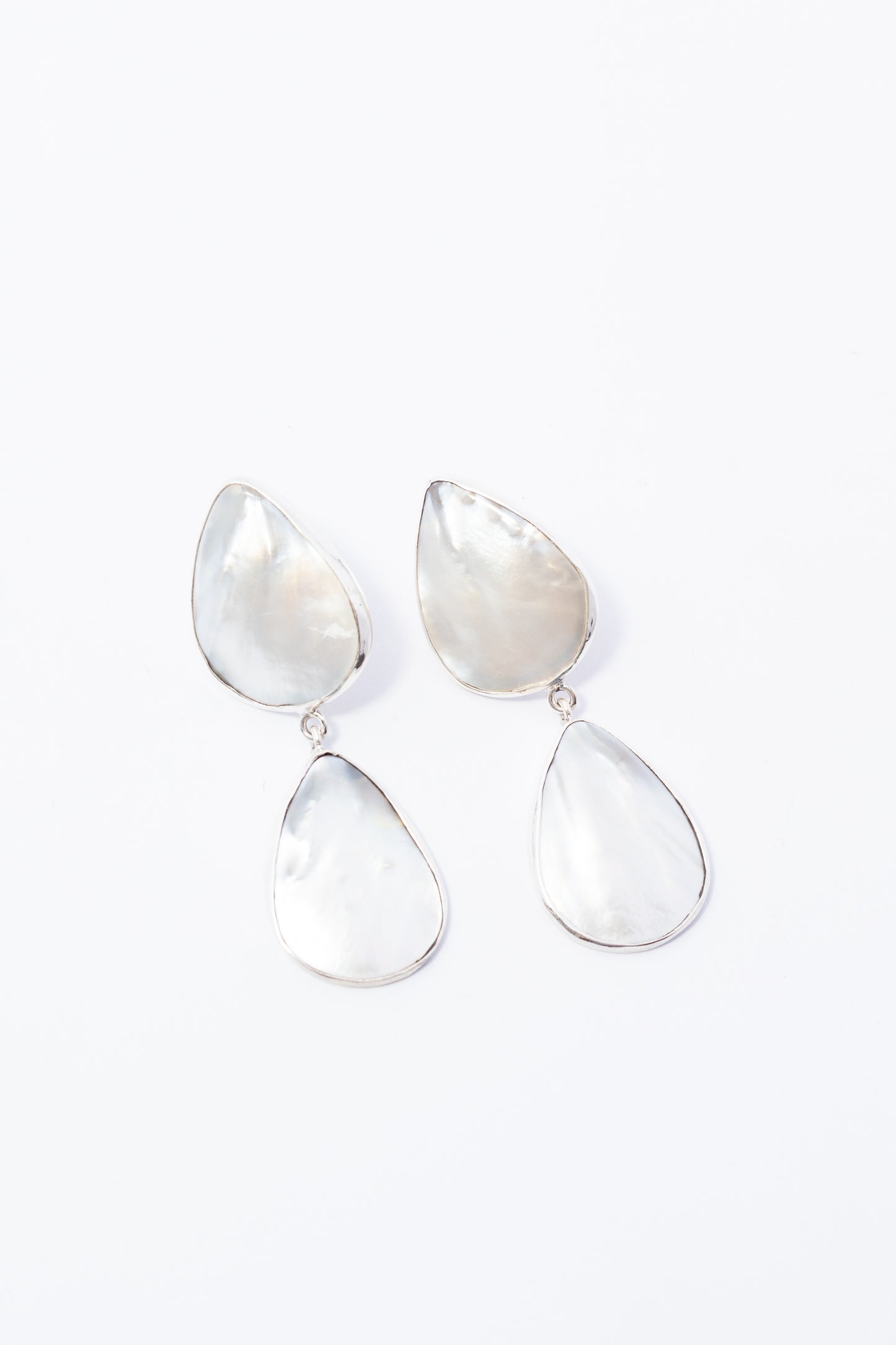 Arete de Plata con Madre Perla