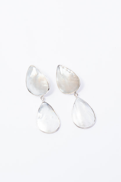 Arete de Plata con Madre Perla