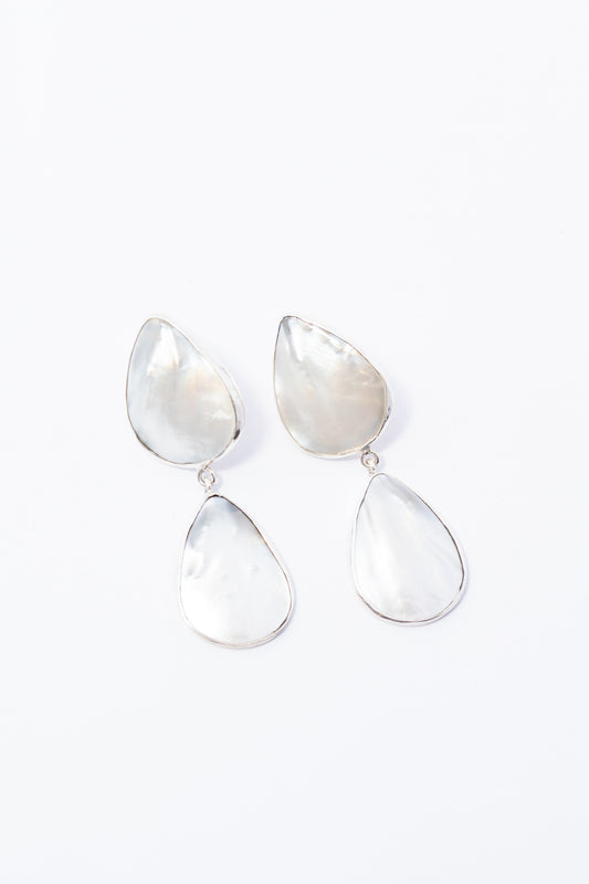 Arete de Plata con Madre Perla