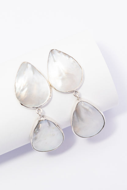 Arete de Plata con Madre Perla