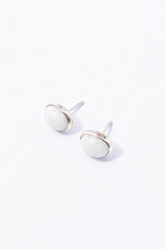 Arete de Plata con Piedra Luna