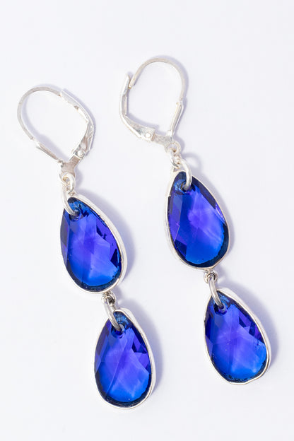 Arete de Plata con Swarovski