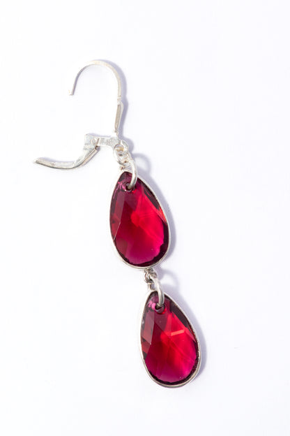 Arete de Plata con Swarovski