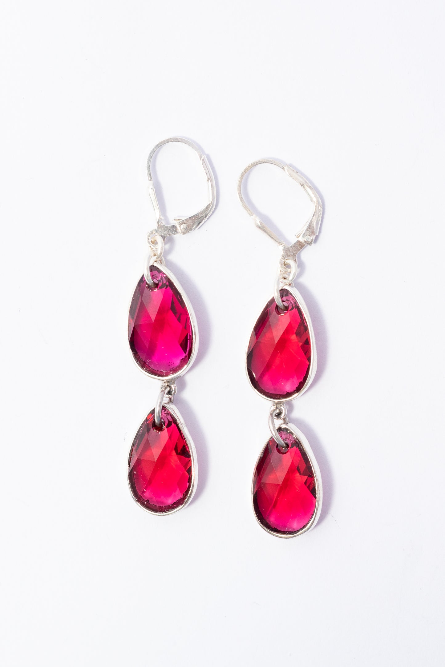 Arete de Plata con Swarovski